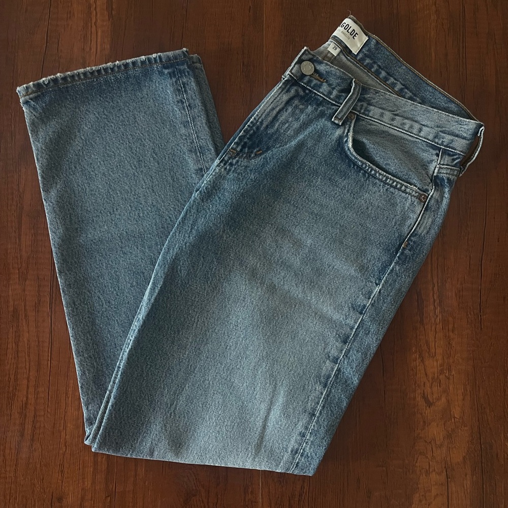 NWT AGOLDE Amber Jeans in Libertine - Picture 6 of 7